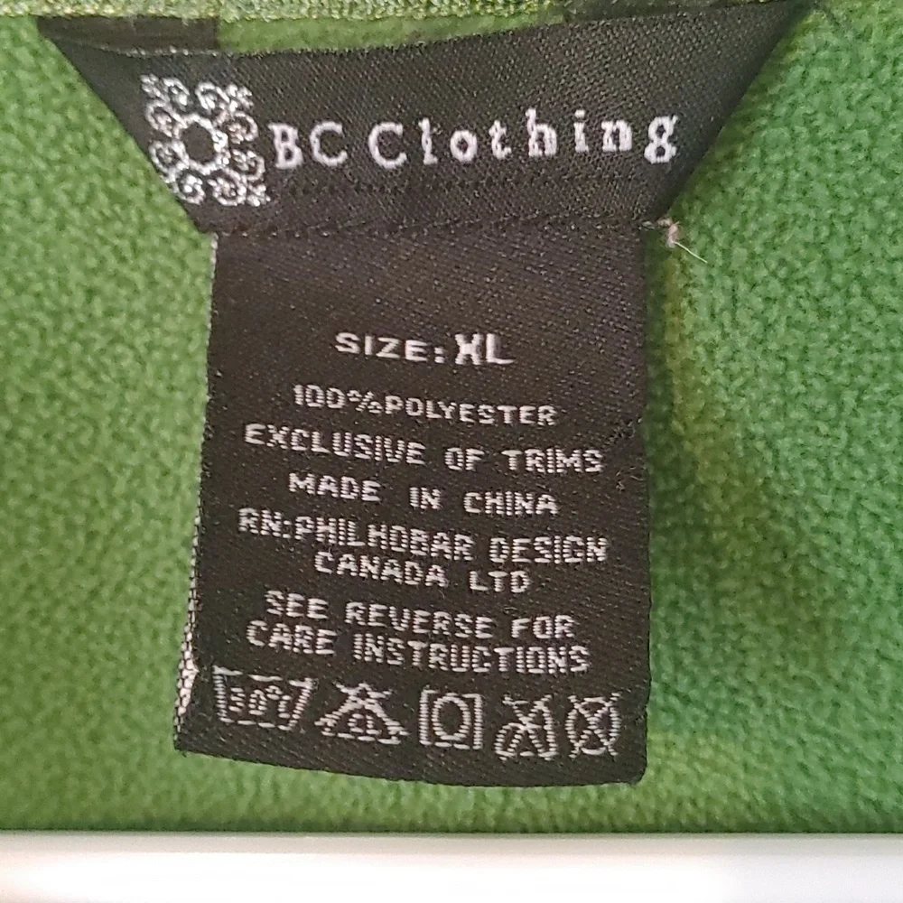 Green Quilted & Fleece Lined Vest Women's XL - Picture 2 of 5